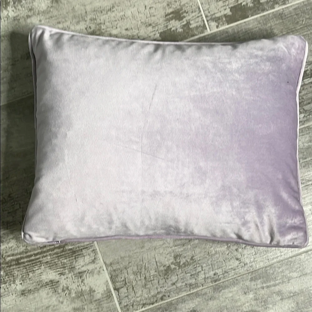 Bundle of Purple Pillow Case Set with Hello Velvet Lavender Decorative Pillow